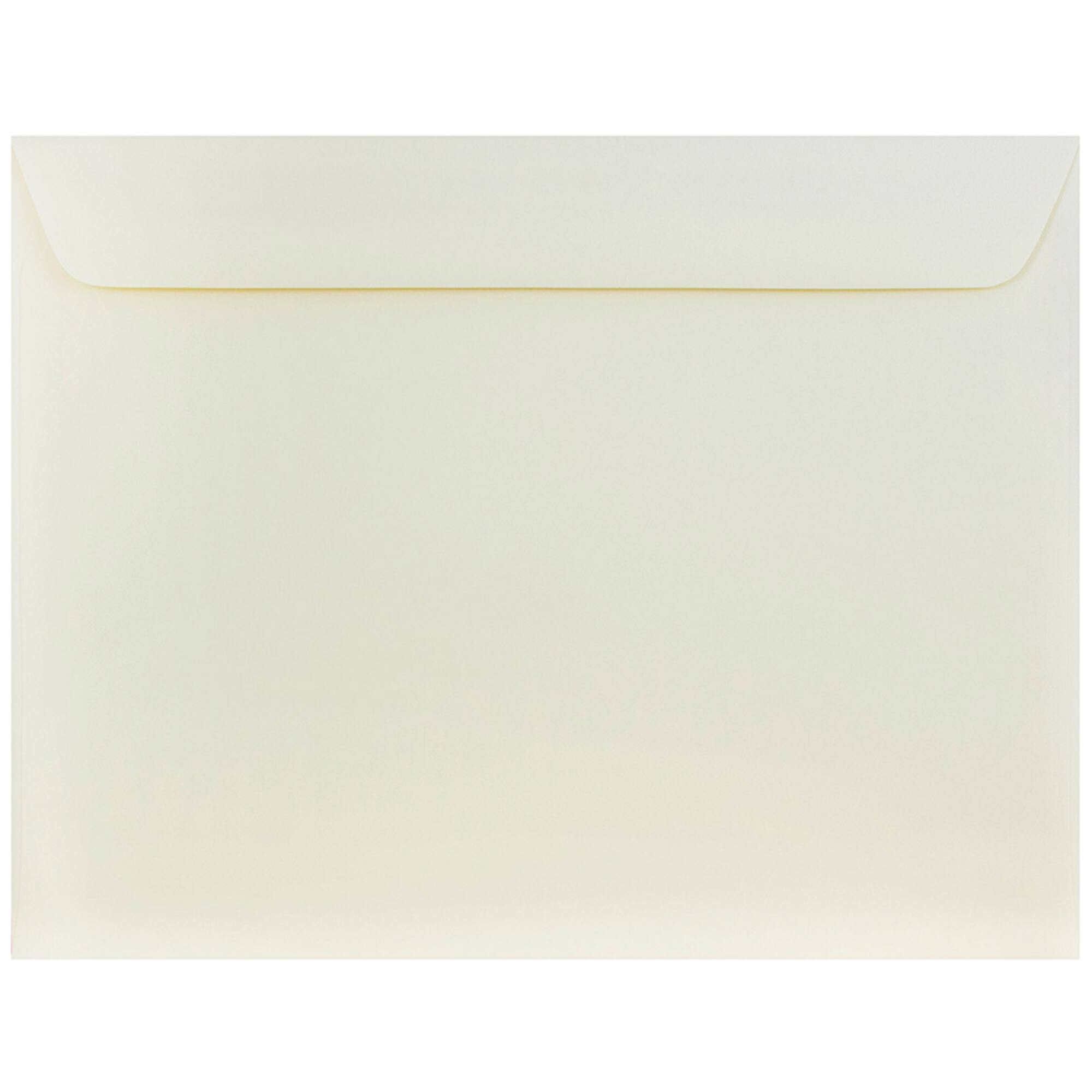 JAM Paper 10" x 13" Natural White Wove Metallic Envelopes, 25ct.